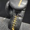 SBG Top quality leather lace up sparring glove black lace
