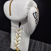 SBG Top quality leather lace up sparring glove white lace