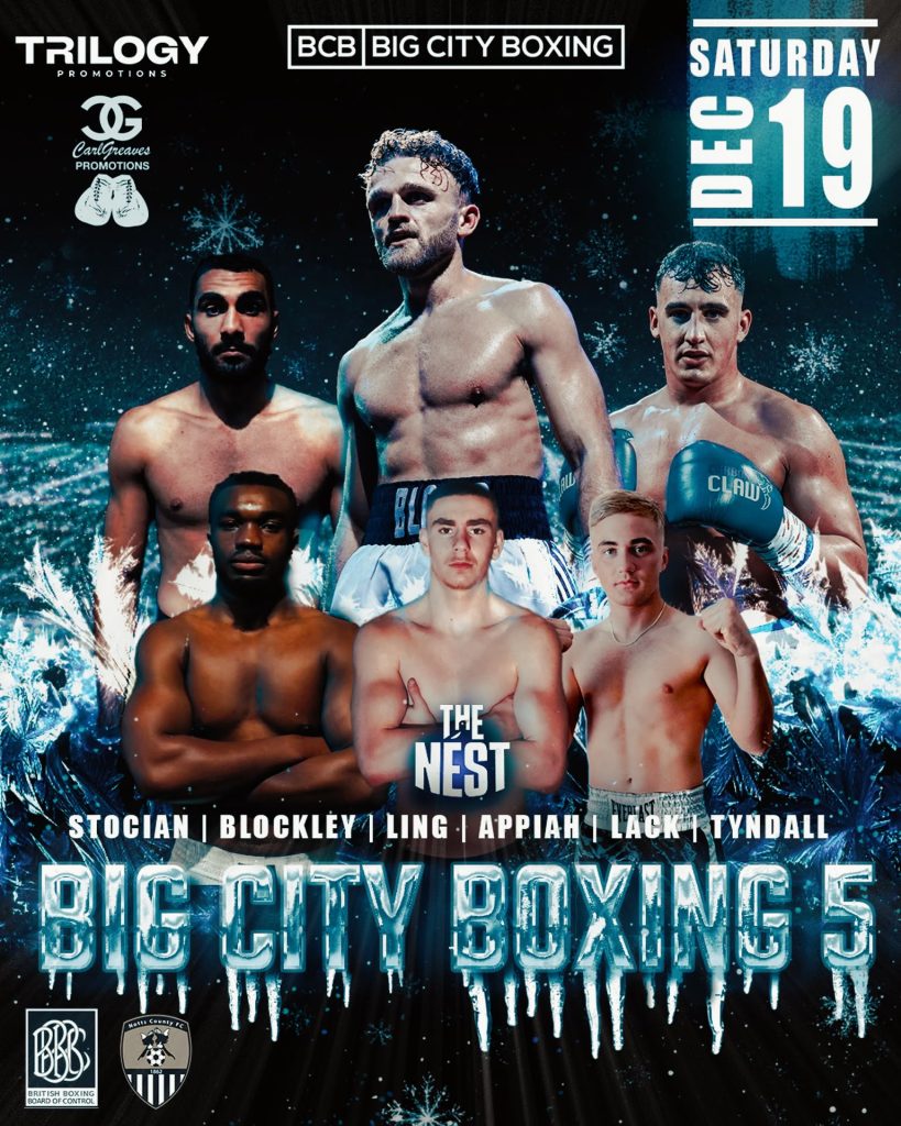 Big City Boxing 5 Trilogy Pomotions x CGP Promotions