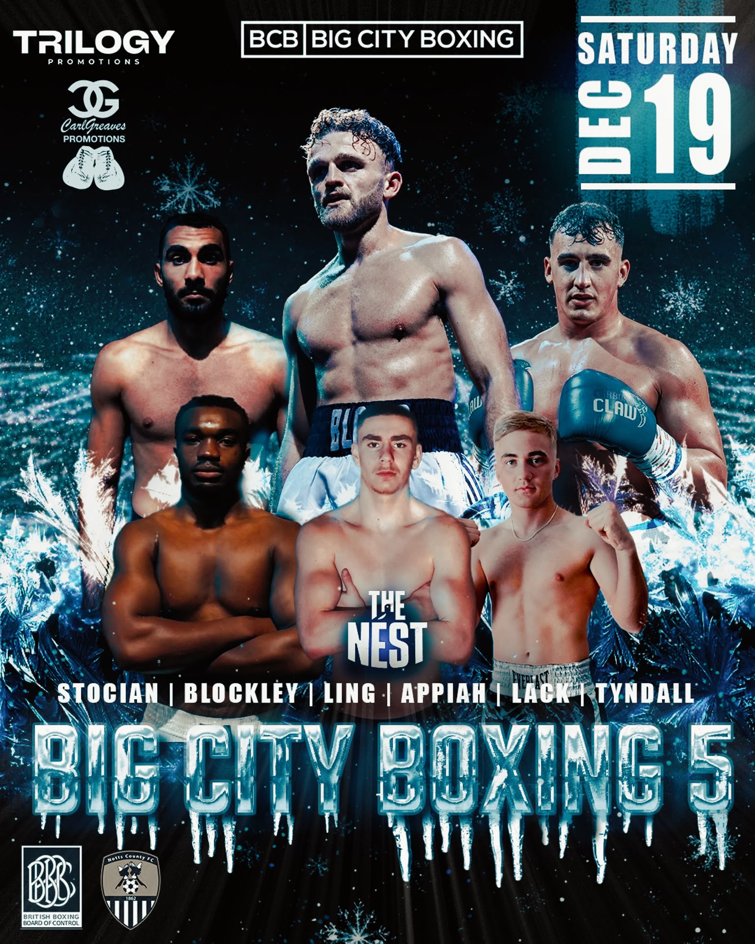 Big City Boxing 5 Trilogy Pomotions x CGP Promotions